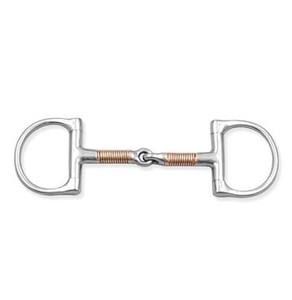 Bridon à anneau en D en cuivre à bouche roulante – Bridon d'entraînement pour chevaux en acier inoxydable pour une meilleure salivation et un meilleur contrôle - Product Image 6