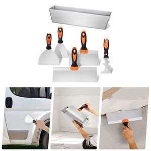 Set di 6 Utensili per Finitura Cartongesso Domestico, Include Spatola per Stucco - Product Image 2