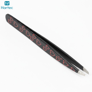 Pinzas para Cejas al Por Mayor a Precio de Fábrica, Servicio OEM ODM, Herramientas de Belleza Profesionales, Pinzas para Cejas de Acero Inoxidable con Punta Inclinada - Product Image 2