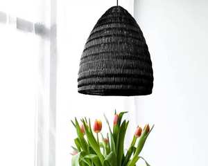 High Quality Vietnamese Rustic Rattan Lampshade Sustainable Handwoven Nordic Pendant <b>Light</b> For Restaurants & Home Decoration - Product Image 3