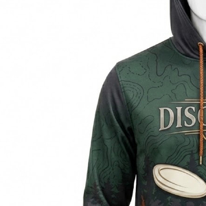 Sweat à capuche de golf sur disque de haute qualité, personnalisé, OEM/ODM, prix d'usine, respirant, doux, confortable, vêtements de sport d'extérieur - Product Image 3