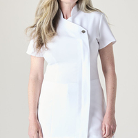 Ensemble de gommages spa personnalisés, uniforme élégant pour esthéticiennes, vêtements de travail tissés pour hôpitaux et cliniques