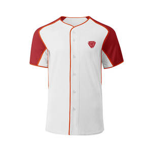 Maillot de baseball pour homme, manches courtes, tissu doux, coupe confortable, idéal pour les entraînements, les matchs et les activités sportives - Product Image 1