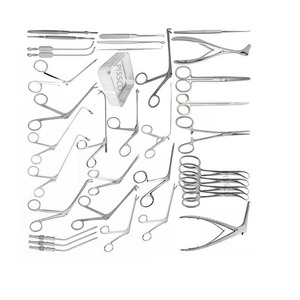 Juego de Instrumentos para Cirugía Nasal PISSCO, Juego de Instrumentos Endoscópicos para Cirugía Nasal, Kit de Instrumentos Funcionales para Cirugía Nasal, 38 Piezas - Product Image 1