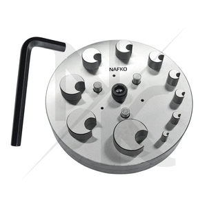 High Quality Stainless Steel Half Moon Disc Cutter Set 10 Punches Size 6mm-31mm High Performance Jewelry Making <b>Engraving</b> <b>Tool</b> - Product Image 5