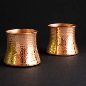 Copper Beverage Glass Perfect For Serving Water Juice Mocktails And Signature Beverages - Product Image 1
