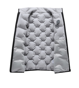 Gilet d'hiver chaud en coton pour homme avec logo personnalisé OEM, gilet matelassé décontracté imperméable, veste gilet unie personnalisée pour homme - Product Image 3