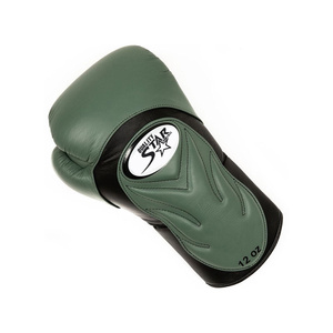 Gants de boxe de qualité supérieure 12 oz en cuir avec fermeture Velcro pour entraînement adulte - Product Image 3
