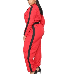 Breathable Wholesale Women's Plus Size Jumping Set Windbreaker Tracksuit Zipper Sportswear Nylon Crop Windbreaker Tracksuit - Product Image 6