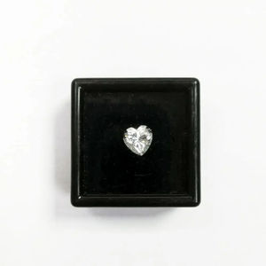Diamant de laboratoire taille cœur, forme personnalisée, certifié IGI, 3mm-12mm, couleur D, 1ct, diamant non monté avec une taille excellente et un fini impeccable - Product Image 5