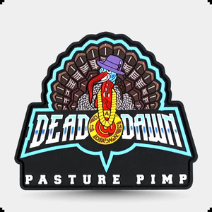 Personalized PVC Patch Round Rubber Badge Hook Loop Backing Custom Logo 3D Raised Design Decorative <b>Apparel</b> <b>Accessory</b> Custom Emb - Product Image 1