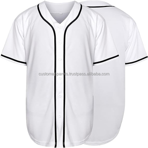 Maillot de baseball personnalisé de haute qualité, antibactérien, à manches courtes, style hipster, hip hop, t-shirts OEM - Product Image 2