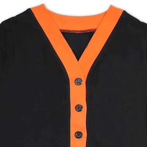 Pull cardigan décontracté à col en V en coton respirant pour homme, tricoté, chaud, 100 % coton, imprimé, collection automne-hiver Power Abaan Sports - Product Image 5