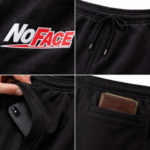 กางเกงขาสั้นออกซ์ฟอร์ดสีดำสำหรับผู้ชาย ซิปหน้า ผลิตจากโพลีเอสเตอร์ 100% เป็นมิตรกับสิ่งแวดล้อม เหมาะสำหรับใส่ลำลองในฤดูร้อน - Product Image 5