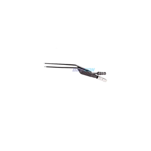 Pinzas de Coagulación Bipolares Aisladas Angulares y Cónicas con Canal de Succión Integrado, para Epistaxis, con Orificio de Corte, de Acero, Marca DAVICON, Longitud 19cm - Product Image 1