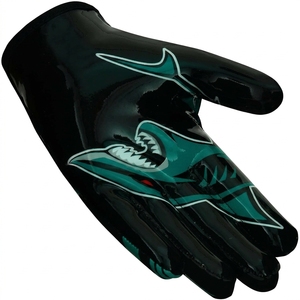 Gants de football américain unisexes de haute qualité pour receveur, respirants, à doigts complets, super adhérence, antidérapants - Product Image 2