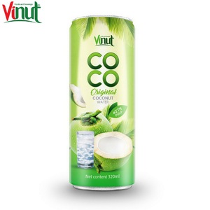น้ำมะพร้าวกระป๋อง (กระป๋อง) ขนาด320มล. พร้อมน้ำอัดลมฉลากส่วนตัวเครื่องดื่มขายส่งเกลือต่ำเวียดนาม - Product Image 6