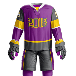 Nouveaux uniformes de hockey sur glace à prix avantageux, très demandés, 100% polyester, logo personnalisé, vêtements de sport de haute qualité, uniformes de hockey sur glace de haute qualité - Product Image 4