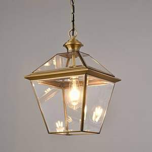 <b>Brass</b> <b>Lanterns</b> with Rectangle Shape Traditional Design Metal Crafted Handmade <b>Lanterns</b> for Decoration Uses Home and Garden - Product Image 4