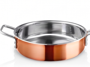 High Quality Copper Sauce <b>Pan</b> Stainless Steel Handle Heat Resistant Minimalist Design For Gas And Induction Cooker Without <b>Lid</b> - Product Image 2