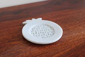 Porte-savon en marbre blanc, accessoire de salle de bain élégant pour la décoration de la maison, du bureau ou de l'hôtel - Product Image 3