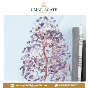 Arbre en améthyste très prisé, 10-12 pouces, avec base en quartz, fait main, décoration Feng Shui pour la maison, cadeau - Product Image 5