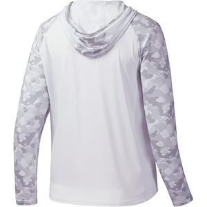 Sudadera con Capucha Cloud Camo para Hombre, Mezcla de Algodón y Poliéster, Sudadera con Capucha con Estampado de Cielo, Capucha con Cordón Ajustable, Forro Polar, Bolsillos - Product Image 2