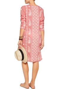 Última venta al por mayor de largo Casual Toque europeo Aari verano relajado Fit mujeres vestido bordado túnica - Product Image 6