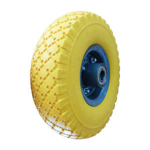 Neumático de poliuretano de 10 pulgadas y 300 4, fabricado en Vietnam, para uso general, sin necesidad de inflar, con rodamientos de alta resistencia, para carretillas de mano, carros y carretillas de plataforma. - Product Image 2