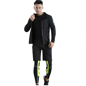 Gym Sportswear Activewear <b>Mens</b> Womens Plus Size Solid <b>Compression</b> Lightweight Matching Sets 2 1 Design Crop Top Leggings <b>Shorts</b> - Product Image 1