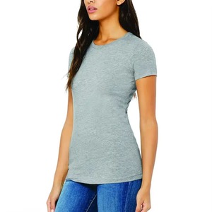 2026 Women's Unisex Short Sleeve <b>Round</b> Neck <b>Canvas</b> T-Shirts-Polyester/Cotton Quick Dry & Breathable Wholesale Price - Product Image 4