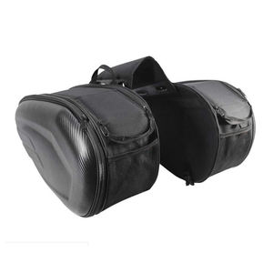Bolsa de sillín impermeable de pana para motocicleta, ligera, 20-36L, con cierre de gancho y bucle para viajes y conducción de larga distancia - Product Image 2