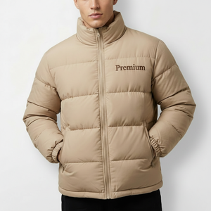 Chaqueta Acolchada para Hombre, Abrigo de Invierno Cálido y Acolchado, Ropa de Calle de Marca Personalizada, Fábrica OEM - Product Image 1