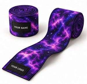 HOMIZON ENTERPRISES HE-HB-1 OEM ODM Bandages de boxe personnalisés élastiques pour MMA, respectueux de l'environnement, ajustement universel, 2 pièces, tailles personnalisées - Product Image 1