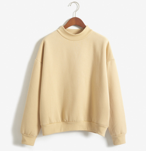 Pink Men's Regular Sleeve Solid Color Knit <b>Pullover</b> <b>Sweater</b> Autumn Wear - Product Image 2