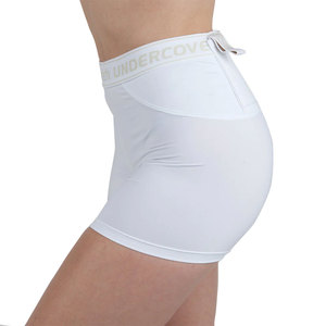 Shorts tactiques de compression pour femmes à taille haute avec poche dissimulée pour holster de pistolet, pour le port dissimulé - Product Image 4