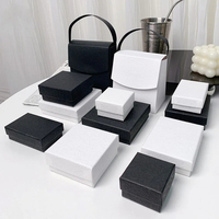 Boîte d'emballage pour bijoux, bracelet, collier, bague, boucles d'oreilles, étui de présentation, conteneur pour cadeaux de mariage, organisateur de rangement simple