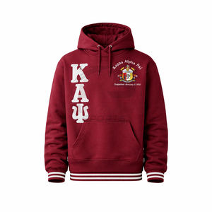 Sudadera con Capucha Personalizada para Fraternidad Griega, Sudadera Premium Bordada para Hermandad y Fraternidad, Sudadera con Capucha con Letras Griegas al por Mayor, Sudadera Personalizada para Fraternidad - Product Image 1