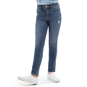 Prix de gros – Jeans décontractés personnalisés pour filles, coupe slim et ample, qualité supérieure, respirants, écologiques, séchage rapide, légers - Product Image 1