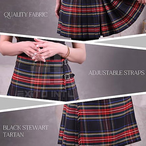 Minifalda de punto transpirable de cintura alta para mujer, 100% poliéster, ajustada, acanalada, estilo lápiz, casual, ceñida al cuerpo - Product Image 3