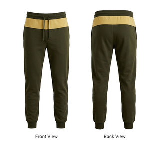 Pantalon de survêtement pour homme en tissu doux, coupe décontractée, taille à cordon de serrage, confortable, pour un usage quotidien et les voyages - Product Image 2