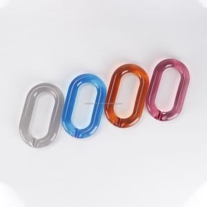 <b>Large</b> Size Colorful Transparent Resin Chain Links for Wall Hanging Decor DIY Projects Room Divider and Bedroom Accessories - Product Image 2