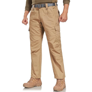 Pantalon cargo pour homme, multi-poches, décontracté, vêtements de travail, printemps automne, fabriqué en usine au Bangladesh - Product Image 3
