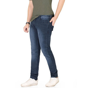 Jean décontracté pour homme, coupe ample, confort facile, tissu flexible, taille confortable, parfait pour les voyages et les activités de plein air - Product Image 3
