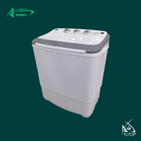 Sudex PWM-90 5KG Çift Kazanlı Yarı Otomatik Kompakt Elektrikli Çamaşır Makinesi Kurutucu İngilizce Arayüzlü Çift Voltajlı Taşınabilir Ev Tipi Çamaşır Makinesi