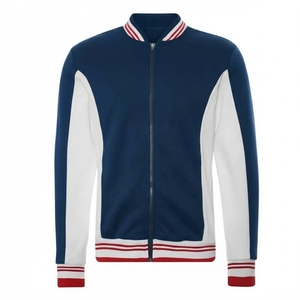 เสื้อแจ็คเก็ตบอมเบอร์สีม่วงสำหรับผู้ชายแบบสั่งทำจาก ZRROPS INDUSTRY  รุ่น Varsity  ผลิตจากวัสดุรักษ์โลก  สำหรับฤดูหนาว  แขนเสื้อสีขาวตัดกัน  แบบซิป  สไตล์สตรีทแวร์ - Product Image 6