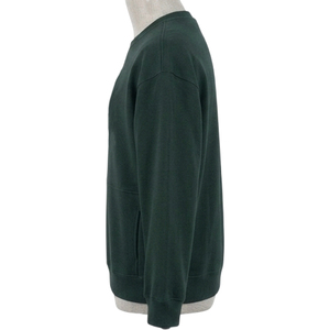 เสื้อสเวตเชิ้ตคอกลมผู้ชาย ทรงปกติ สีพื้น ผ้าถักเนื้อฝ้าย สวมใส่สบายๆ สำหรับฤดูใบไม้ร่วง เสื้อสเวตเชิ้ตคอกลมผู้ชาย พรีเมียม - Product Image 2