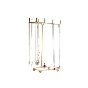 Expositor de Joyería de Metal Dorado de Diseño Clásico para Pendientes, Pulseras y Collares - Product Image 6