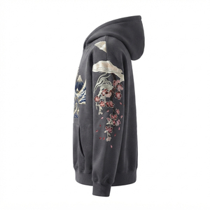 Best Selling Embroidered <b>Hoodie</b> <b>for</b> <b>Men</b> Women with Front and Back Stitching Custom Colors Sizes Wholesale Manufacturer - Product Image 2