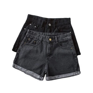 Shorts en jean baggy d'été pour hommes, vente en gros du fabricant, logo et étiquette personnalisés, denim uni de qualité supérieure - Product Image 3
